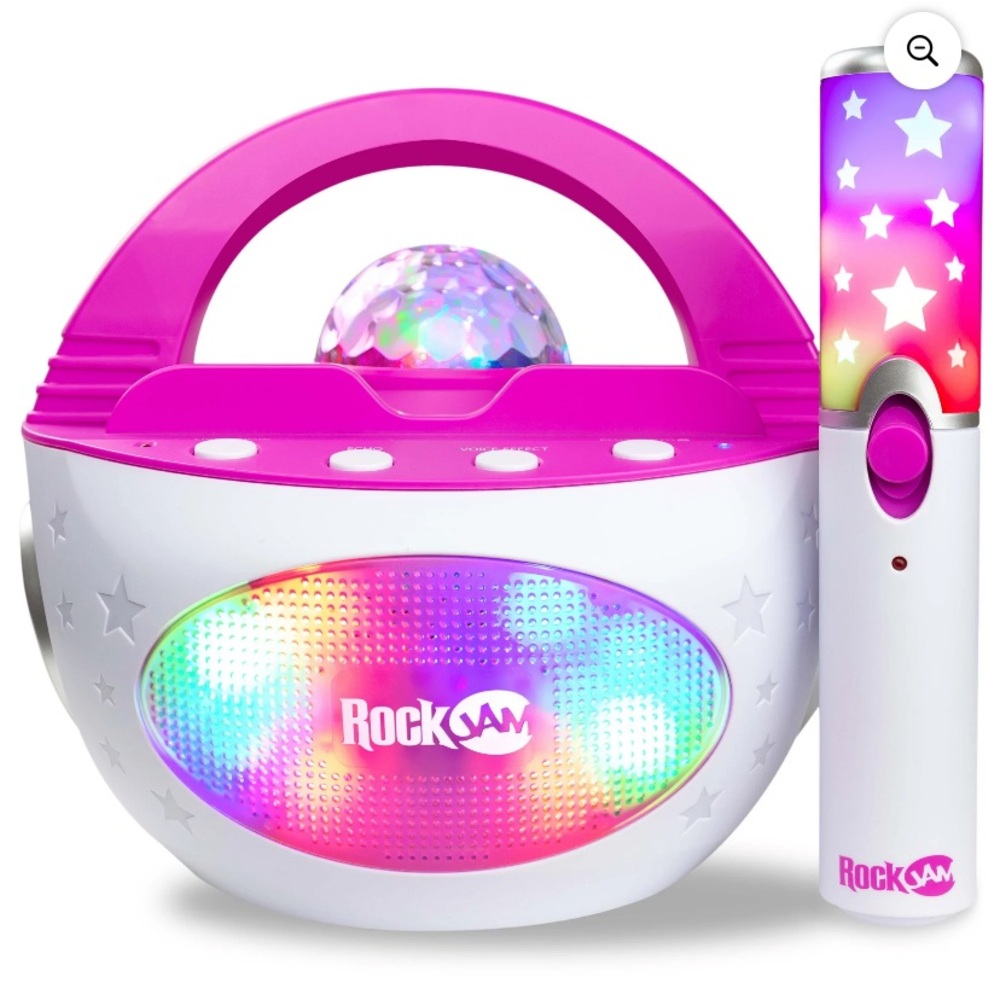 🎤🎶Rock Jam Bluetooth 10Watt Portable Karaoke Machine & Wireless Microphone